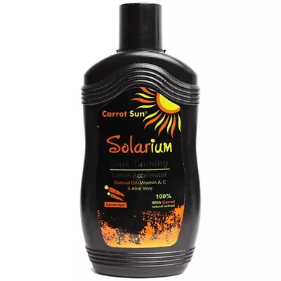 £21.99 • Buy Carrot Sun Solarium Dark Tanning Accelerator Sunbed Tanning Lotion Cream 200ml