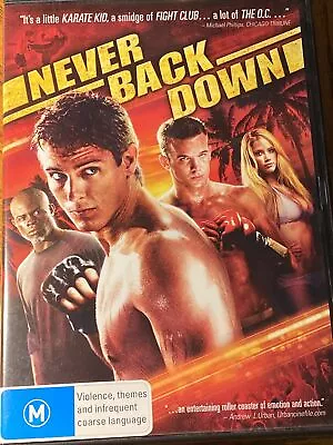 Never Back Down (DVD 2008) Region 4 • $6.64