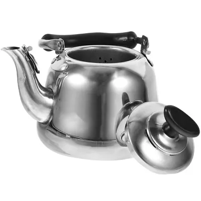 1PC Tea Kettle Stovetop Vintage Stainless Steel Small Size Flat Stainless Steel • $15.97