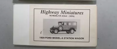 Jordan Highway Miniatures HO 1929 Ford Station Wagon #360-217 JB • $17.95