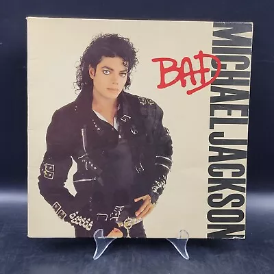 Vintage 1987 Michael Jackson Bad Vinyl Album Record • $14.99