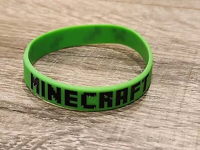 Minecraft Wristband Party Favor Green Bracelet Birthday Party Favors • $1