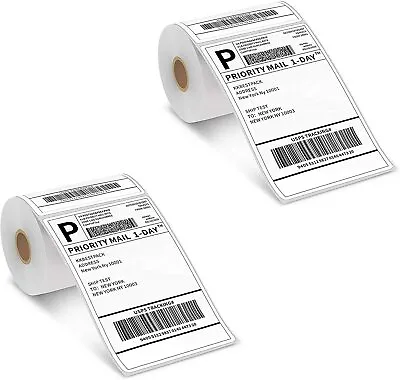 4x6  Direct Thermal Shipping Labels Self-Adhesive Paper250 Per Roll  • $13.15