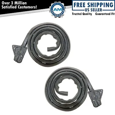 Door Seals Weatherstrip Rubber Pair Set Of 2 For Dart Barracuda Scamp Valiant • $102.62