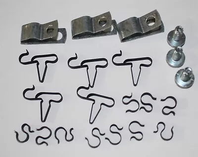 NEW 1970-74 Mopar E-Body 1971-74 B-Body 3/8 5/16 1/4 Fuel Line Clip Set • $16.99