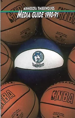 1990 - 91 Minnesota Timberwolves Media Guide - Doug West • $3.99