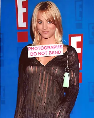 8x10 Photo Kaley Cuoco Pretty Sexy  Big Bang Theory  TV Star At An Awards Event • £12.78
