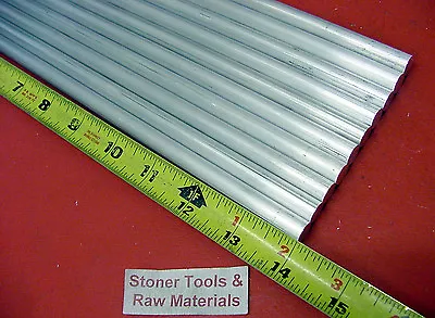 10 Pieces 5/16  ALUMINUM ROUND 6061 ROD 14  Long Solid T6511 New Bar Stock • $22.49