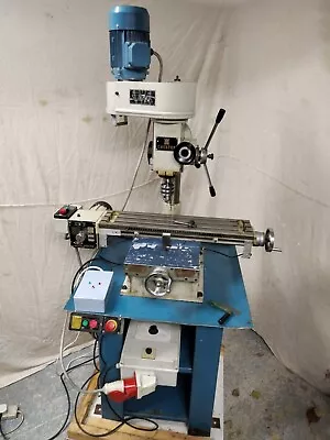 Chester ZX15 Mill / Drill Machine With Table Power Feed + Variable Speed Spindle • £785