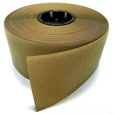 4  Velcro® Brand MIL-SPEC Tan SEW-ON Type Strip  - HOOK(hard) SIDE Only - 1 YARD • $12.95