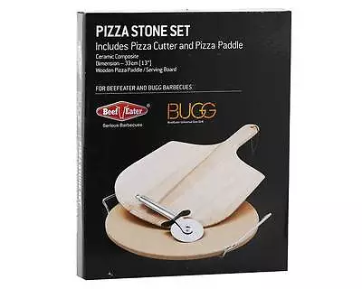 BeefEater Bugg Pizza Stone Paddle Cutting Wheel Set • $66