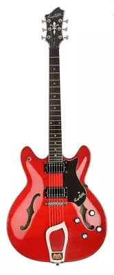 Hagstrom Viking VIK-WCT Semi-Hollowbody Electric Guitar Wild Cherry Transparent • $629