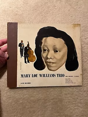 Mary Lou Williams Trio Asch 351 78rpm 3 10  1945 Great Condition! • $29