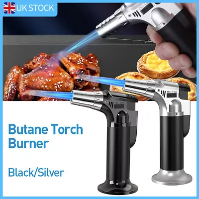 Butane Gas Blow Torch Burner Welding Auto Ignition Soldering Flame Thrower BBQ • £6.99