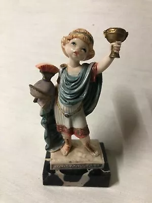 Vintage Signed Simonetti Depose Italy Figurine Tall Statue 441 Roman La Bombon • $26.90