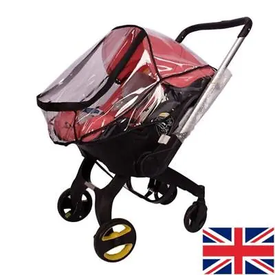 Baby Car Seat Carrier Rain Cover For Doona Baby Stroller Transparent Travel Car • £6.46