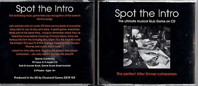 £6.95 • Buy Spot The Intro (The Ultimate Music Quiz Game On CD)