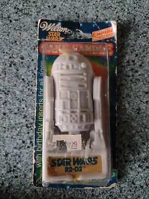 R2-D2 CAKE CANDLE Vtg Star Wars 1980 Wilton Birthday Empire Strikes Back Nos • $11.48