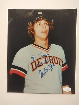 Mark Fidrych Signed 8x10 JSA COA Tigers The Bird ROY  • $79.99