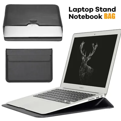 PU Leather Laptop Sleeve Bag Case With Stand For MacBook Air Pro 13  13.3  Inch • £10.89