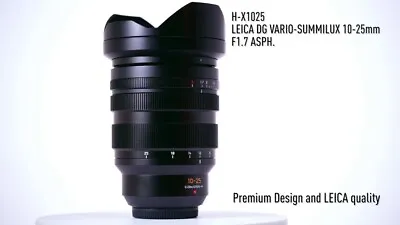 Panasonic 10-25mm 1.7 LEICA DG Vario-Summilux ASPH Lens M43 Micro Four Thirds • £1299.99