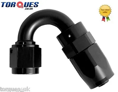 £10.49 • Buy AN -6 AN6 150 Degree FastFlow StealthBlack Hose Fitting