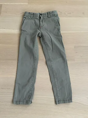 Mini Boden Boys Brown Chino Stretch Long Pants Bottoms Uniform Size 8 Years • $8