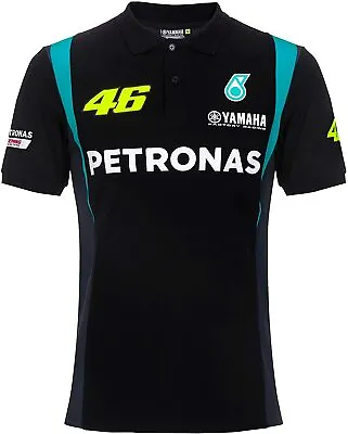 VR46 Official Valentino Rossi Petronas Yamaha Polo Shirt - PVMPO 414404 • $74.59