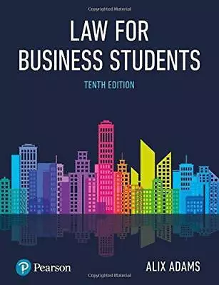 Adams: Law For Business Students P10 • £4.48