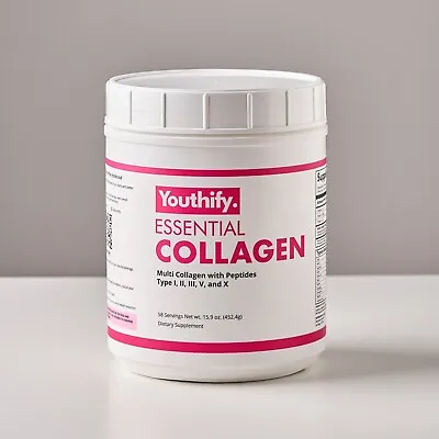 Multi Collagen Peptides Type I II III V X 58 Servings - Unflavored For Smoothie • $17.73