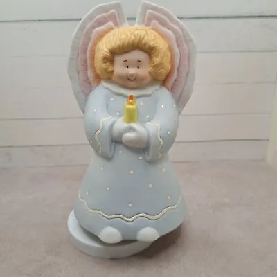 Vintage Schmid Music Box Christmas Angel Plays Hark The Herald Angels Sing • $18.34