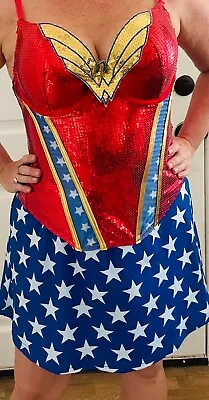 $49 • Buy Wonder Woman Halloween Costume, Womens, Size XXL (fits Med-XL)