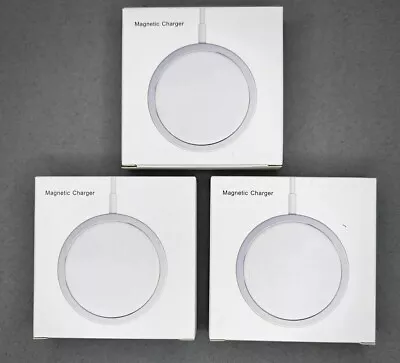 3 Pack Magsafe Wireless Charger Magnetic Fast Charger For IPhone 15 14 13 12 11 • $29.99