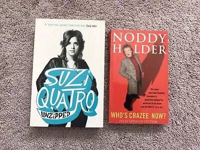 £15 • Buy Suzi Quatro- Unzipped & Noddy Holder - Who’s Crazee Now? 