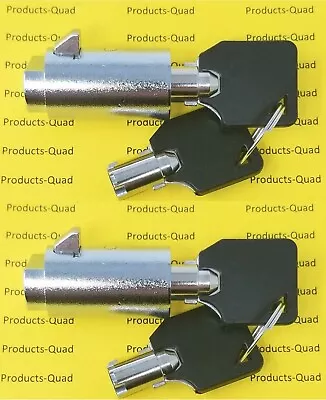 2x Admiral Vending Machine Plug Locks KEYED ALIKE. Dixie Narco Vendo National • $14.99