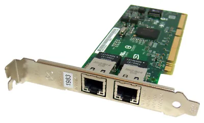 IBM 10-100-1000 B-TX 2-Port Ethernet PCI-x Card 03N5298 D15114-00x 1983 Adapter • $10
