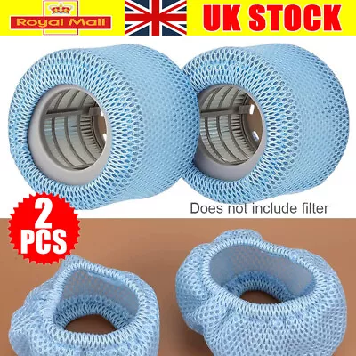 PAIR MSPA B0303499 Hot Tub Spa Filter Cartridges Inc Protective Nets 90 Pleat X2 • £9.89