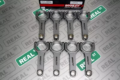 Manley H Beam ARP2000 Rods Small Block 350 SBC LS1 LSX 6.125 14051R-8 .927 Pin • $890.79