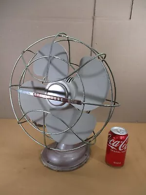 Vintage 1950's Westinghouse Art Deco 4 Blade Cat. No. 12 LA 3 Oscillating Fan • $83.99