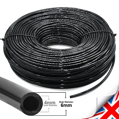 ø 4mm Int. MICRO Irrigation TUBE Hose Pipe Watering System Garden Plants Flowers • £2.45