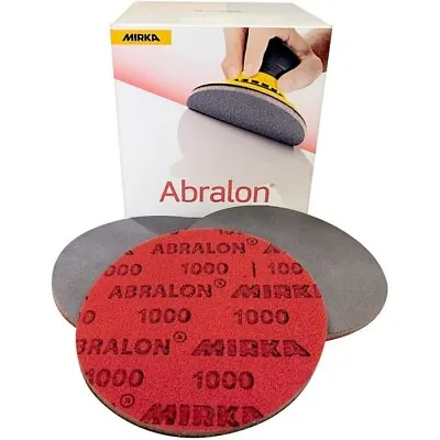Mirka Abralon 6 Inch (150mm) Sanding Pads - 1000 Grit - 50 Pack  • $159