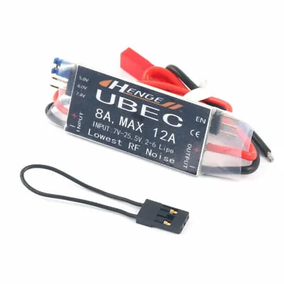 HENGE 8A UBEC Output 5V / 6V 6A / 8A Max 12A Inport 7V-25.5V 2-6S Lipo/6-16 Cell • $14.82