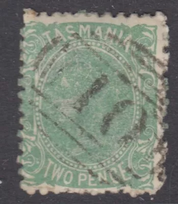 Tasmania Numeral '10' Of Pontville On 2d. Sideface. • $3.95