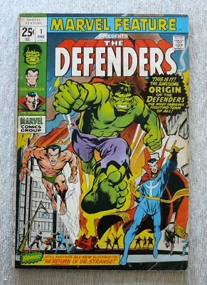Marvel Feature #1 (1971) 1st Appearance The Defenders; Neal Adams Cover; GD • $38.86