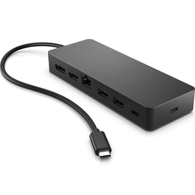 $189.95 • Buy NEW HP Universal USB-C 4K Hub Adapter Dual Screen HDMI/DisplayPort/Ethernet/USB