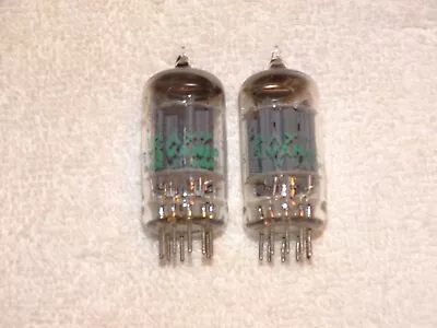 2 X 12AX7 Sylvania  Tubes*Very Strong Matched Pair*1969* • $56.99