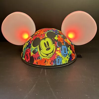 Disney Parks Glow With The Show Mickey Mouse Color Change Light Up Ears Hat Cap • $15.99