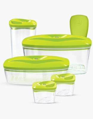 $118.96 • Buy Dafi Set Of 5 Vacuum Containers With Electric Pump Lime BPA-Free