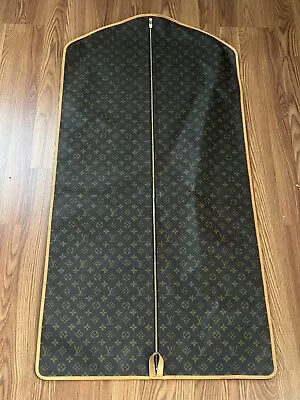 Louis Vuitton 49  Long Garment Bag Double Sided Monogram Canvas Travel Luggage • $1250