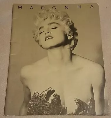 Vintage 1987 Madonna Who's That Girl World Tour Program Concert Book 14 X11  • $46.99